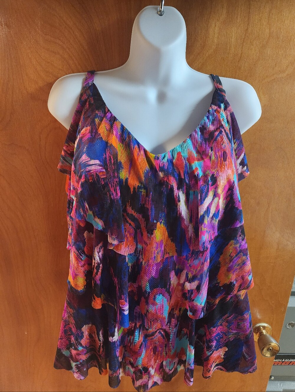 St Tropez Colorful Swim Top